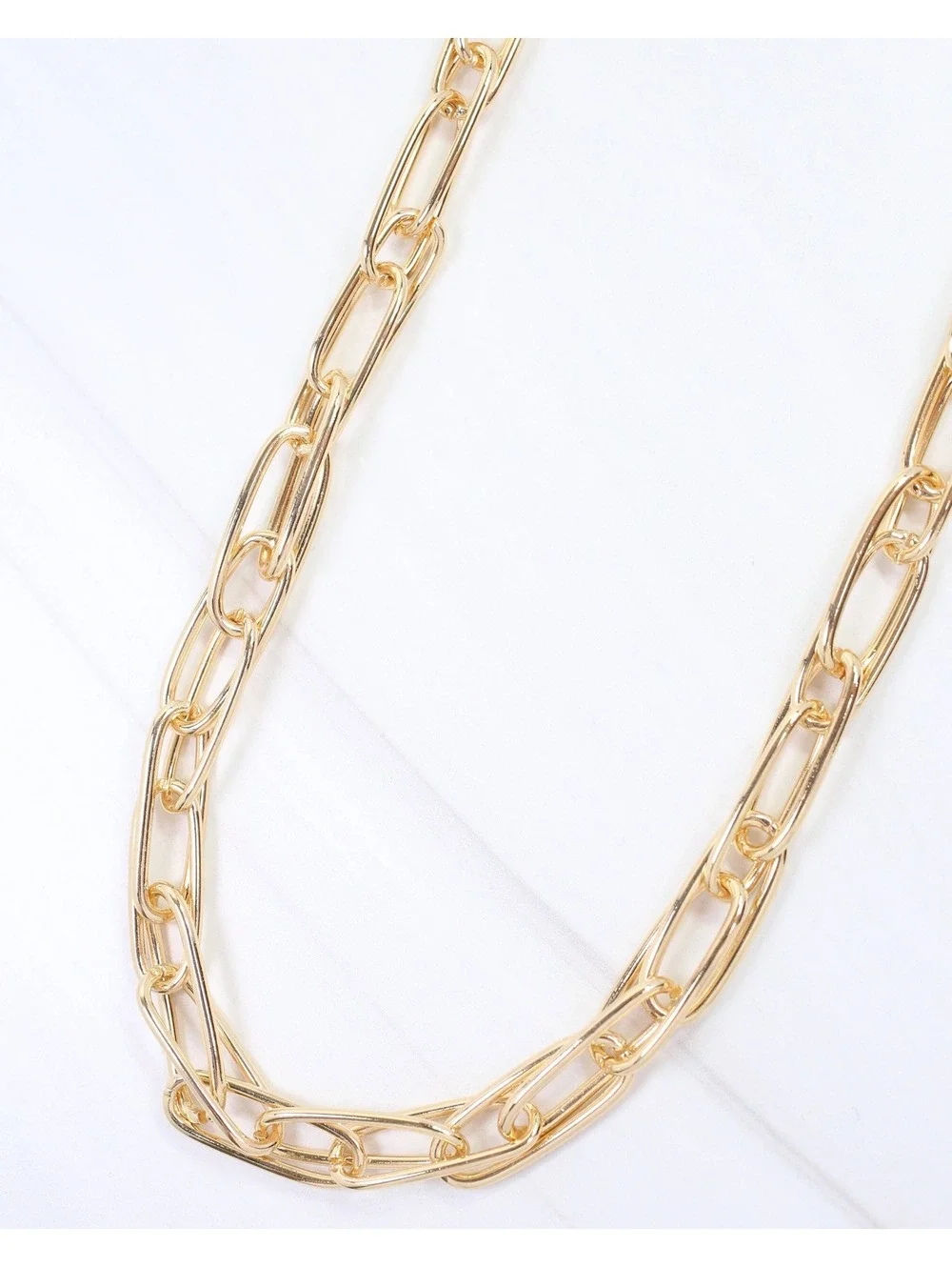 Caroline Hill Mandan Infinity Chain Necklace - Gold
